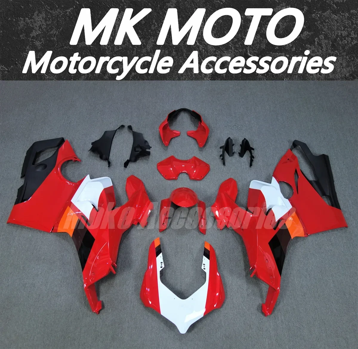 

Fairings Kit Fit For Panigale v4s v4r 2020 2021 Bodywork Set 20 21 Abs High Quality Injection Red White Orange