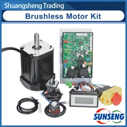 1100W Brushless DC Motor / Main Control Board / Lathe Power Drive Board&Motor Kit