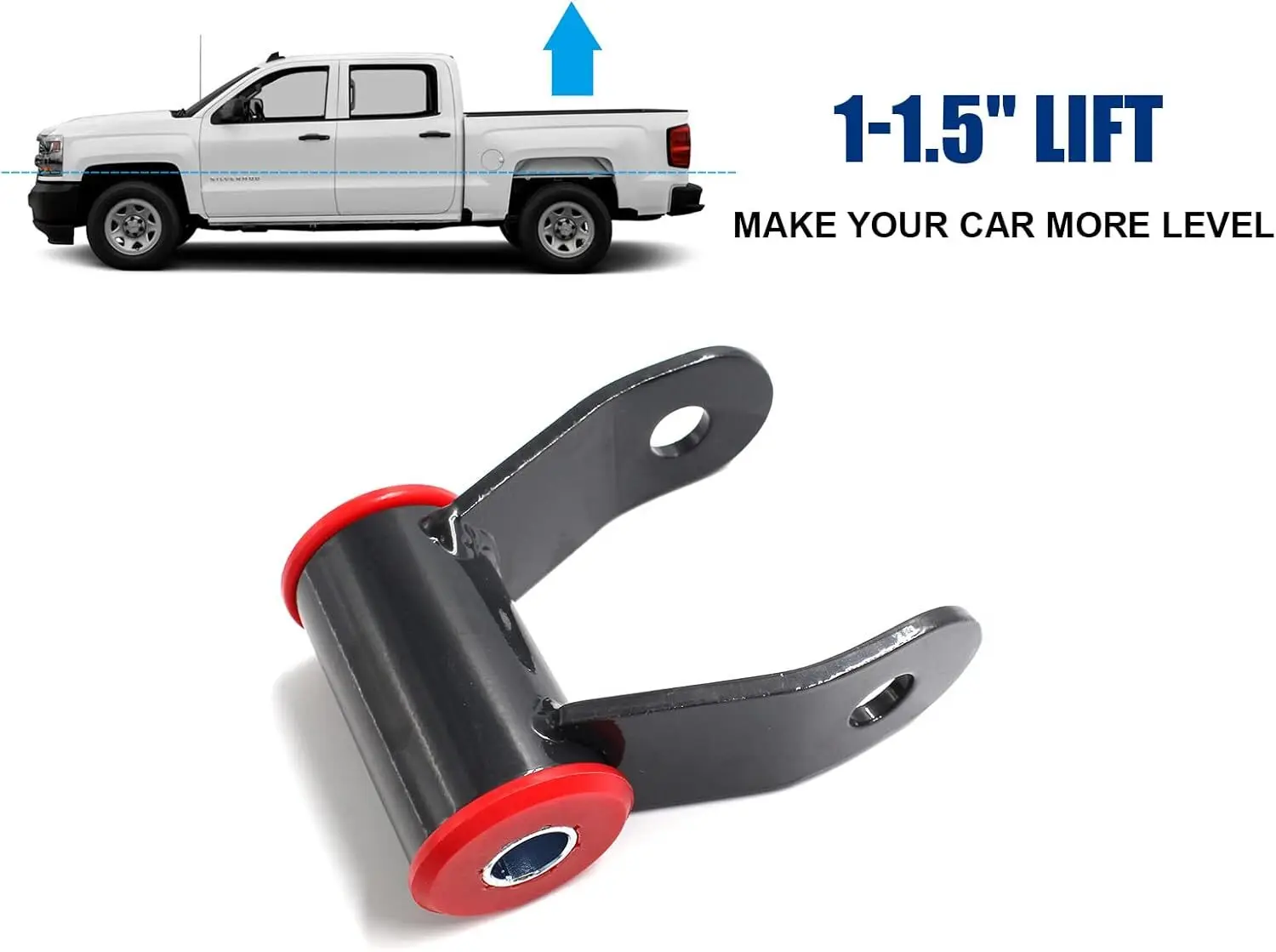طقم رفع أغلال خلفية فولاذية 710515 1-1.5 بوصة لسيارة تشيفي سيلفرادو جي إم سي سييرا 1500 2WD 4WD شاحنة EM-1020