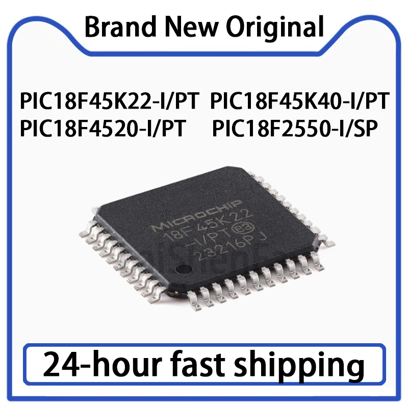 1PCS PIC18F45K22-I/PT PIC18F45K40 4520-I/PT 2550-I/SP Microcontroller Original Stock