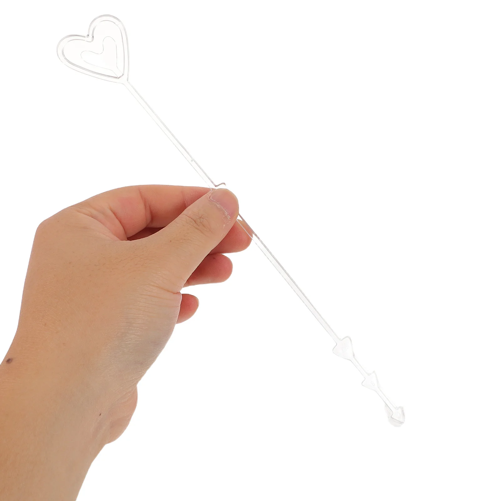 

160Pcs Heart Shape Floral Card Holder Plastic Sticks for Wedding Bouquets Party Flower Arrangement Accessories