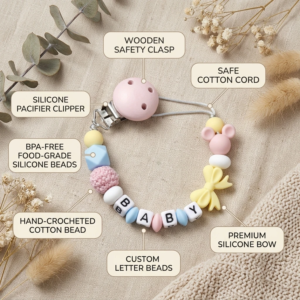 Custom Name Silicone Baby Teet - Baby Food Name ulasan dan harga
