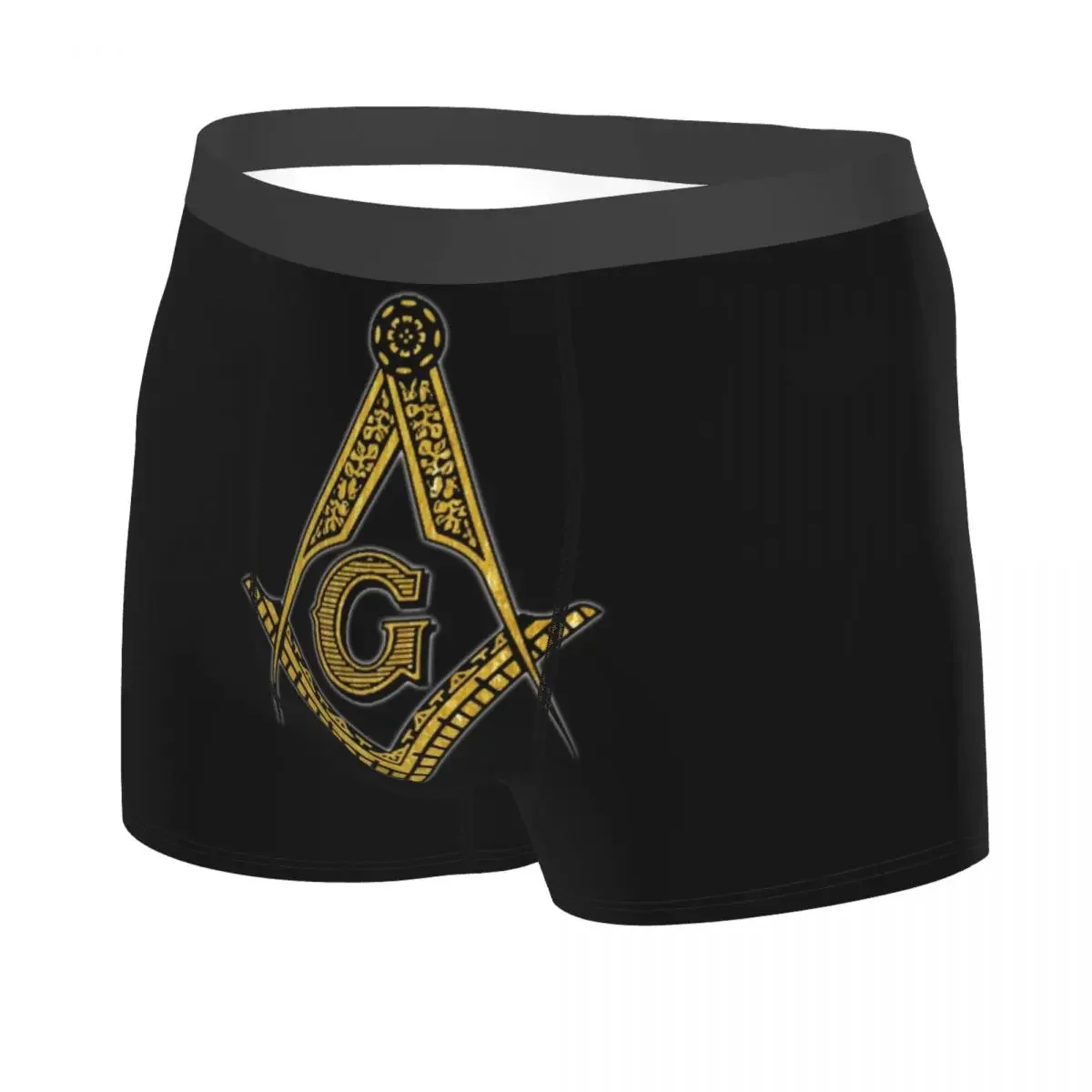 Cool Masonic Freemason Boxers Shorts Panties Men's Underpants Breathable Freemasonry Briefs Underwear