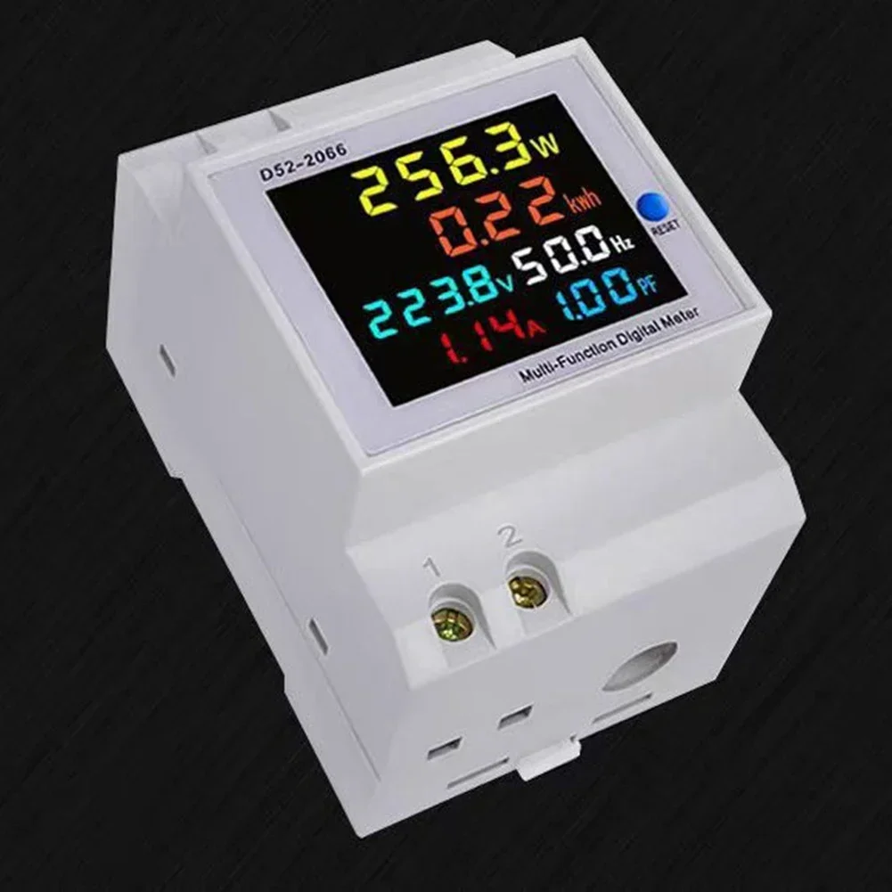 

Single Phase Energy Meter Electric Energy Meter AC 220V Digital Meter With LCD Display Household S-mart Electricity Meter