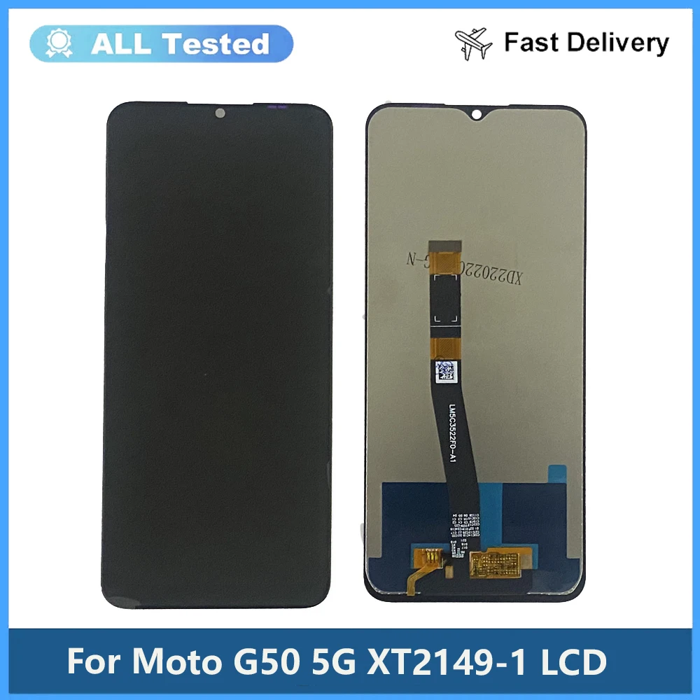 

NEW 6.5'' Tested Display For Motorola MOTO G50 5G XT2149-1 LCD Display Touch Screen Digitizer Assembly Replacement Parts