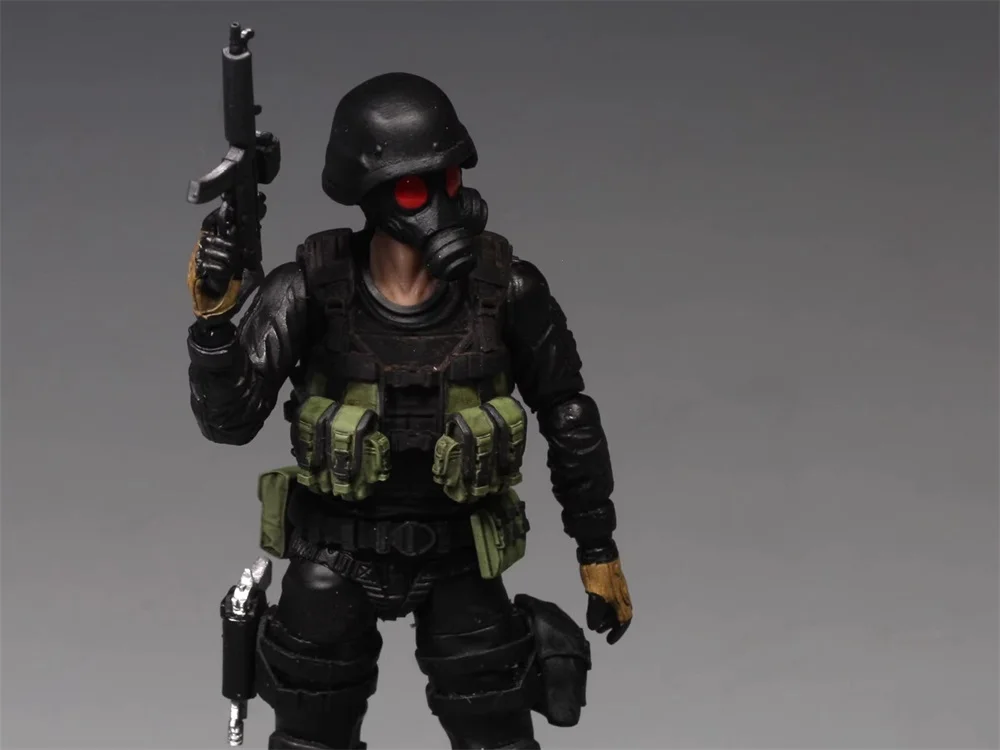1/18 Acid Rain Residents of the Grim Reaper Hunk Full Set Evil Moveable Action Figure Accessories For Fans Collectable DIY