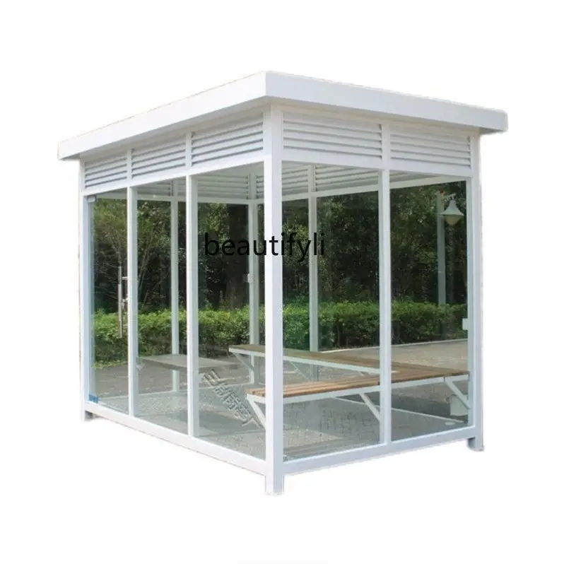 

Outdoor mobile hut steel structure duty room