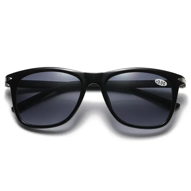 New TR90 Anti-Blue Ray Bifocal Reading Glasses Unisex Ultra-light Driving Sport Presbyopia Glasses Sun Reader Eyewear