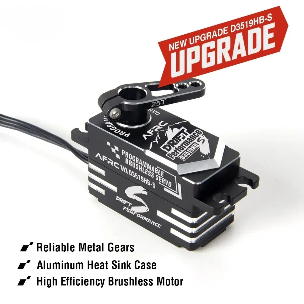 

D3519HB-S Low Profile Programmable HV Brushless Servo for Etc Drift RC Car DIY Assembly Upgrading