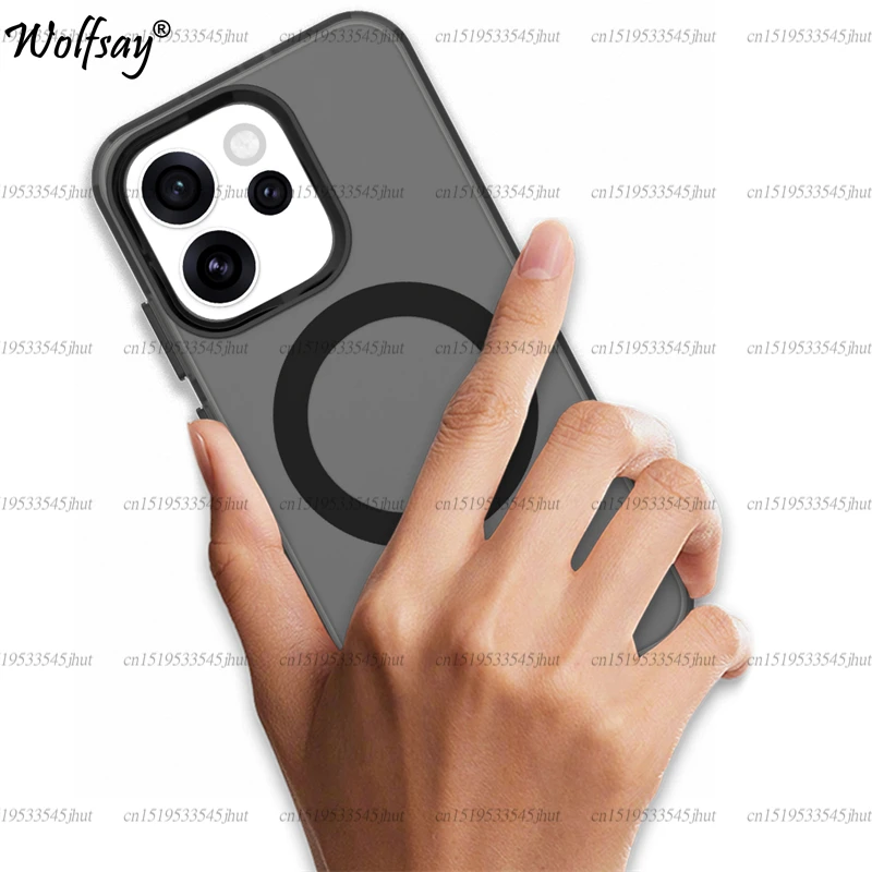 

Чехол для Oppo Reno 15 Pro Mini, чехол для Oppo Reno15 Pro Max с магнитной адсорбцией и поддержкой беспроводной зарядки, чехол для Oppo Reno 15 Pro Mini