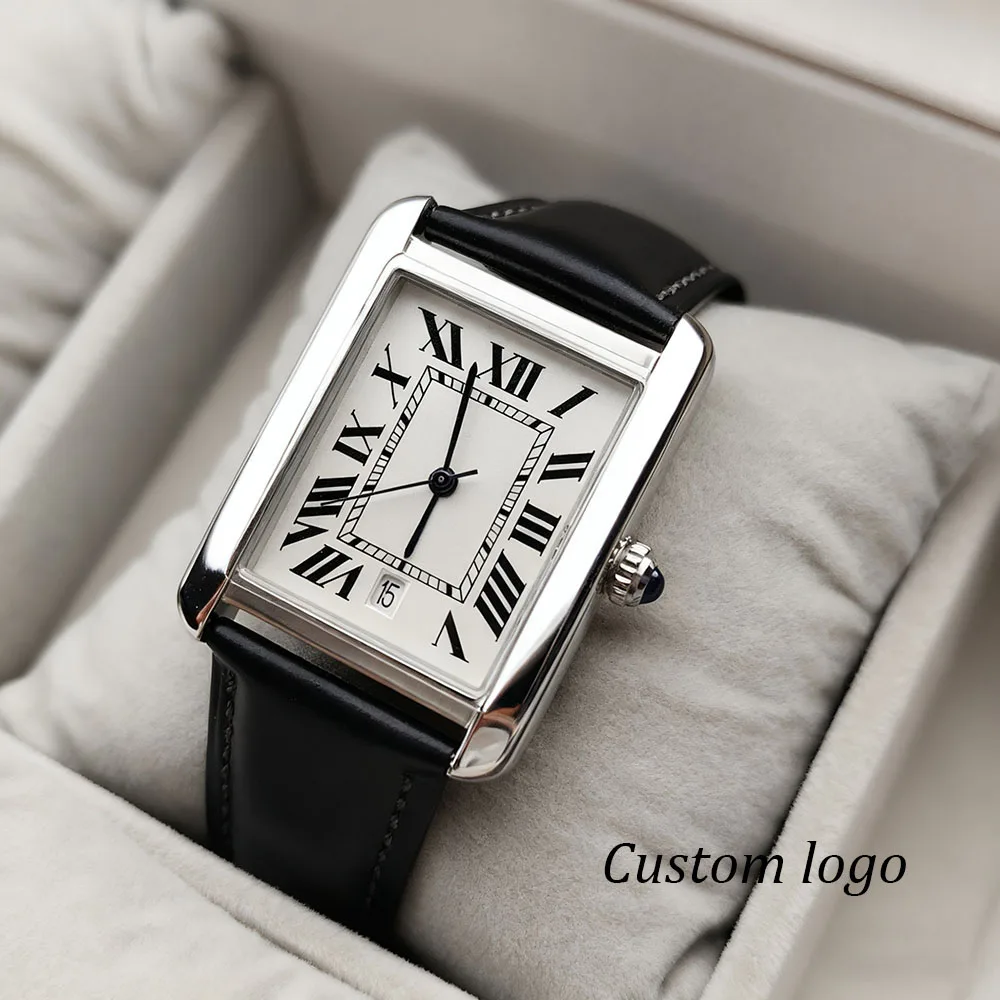 

High quality men's watches, high-quality square watches, customized logos suitable for quartz movement watch accessories
