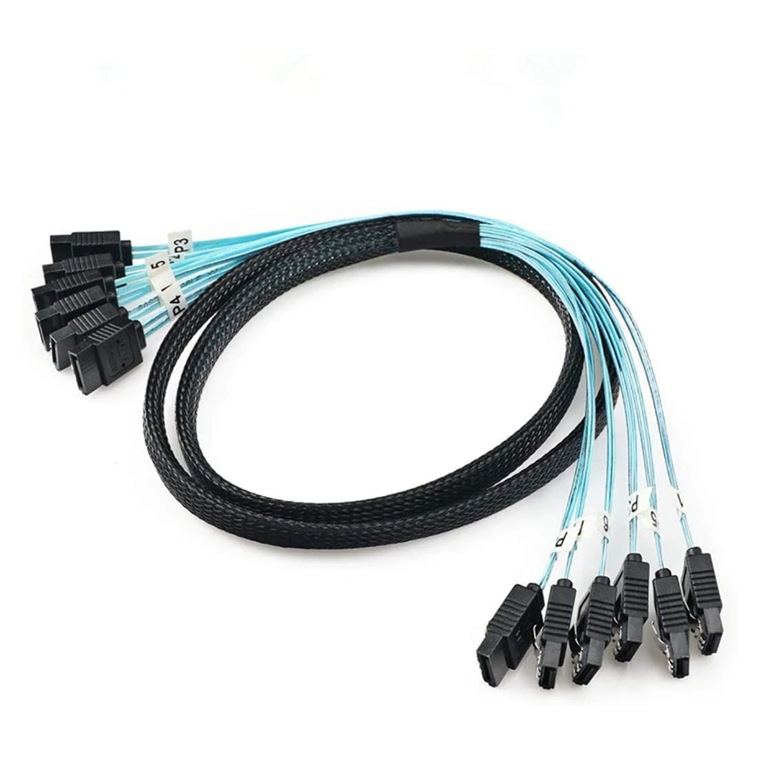 HOT Splitter Cable Computer Accessories SATA III SAS Cable SATA 7 Pin Female to SATA 7 Pin​ Female Data Cable(1M)