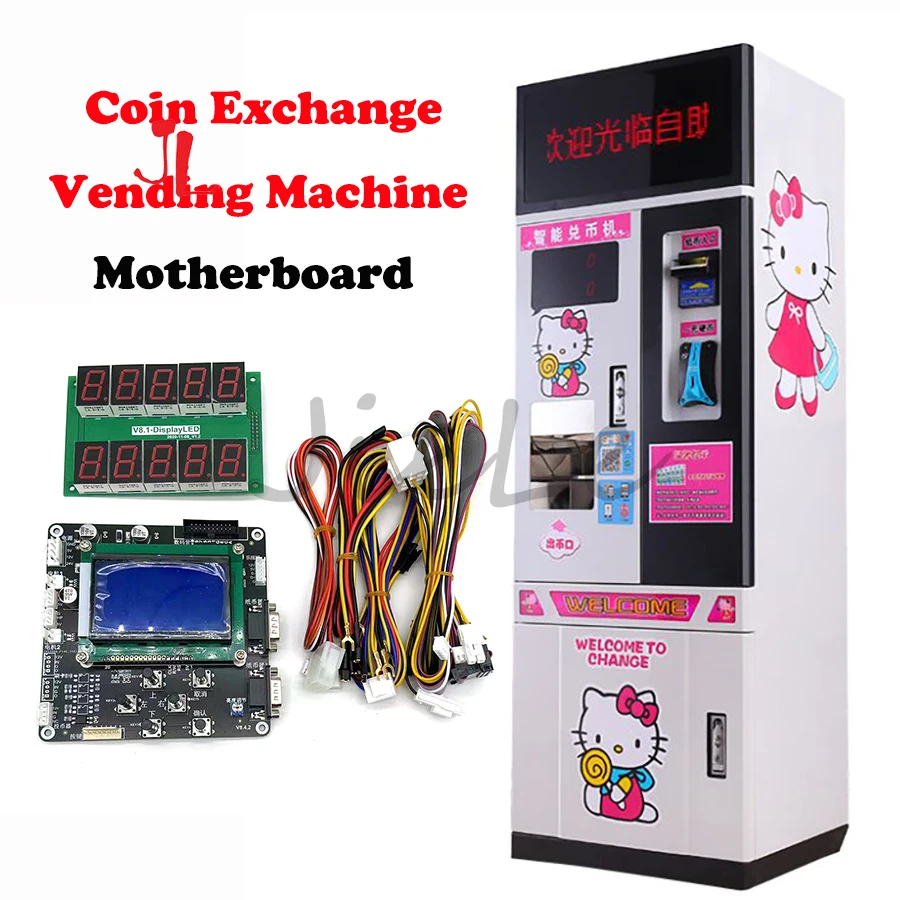 Coin ATM Motherboard Banknote Exchange Changer PCB for Arcade Vending Machines Support Customized Development Scan Code Payment