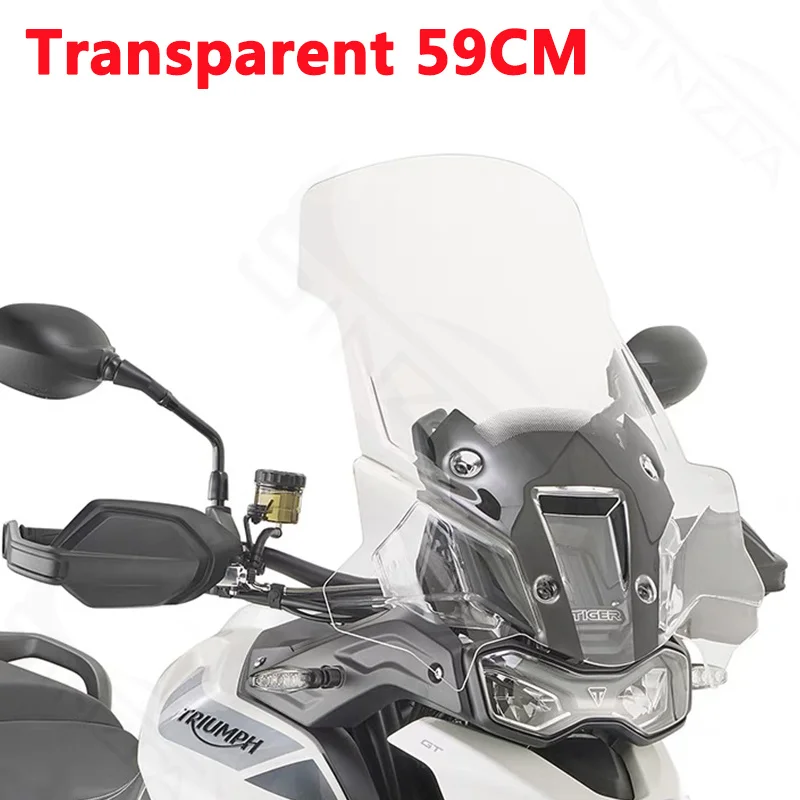 For Triumph Tiger 850 900 2020 2021 2022 2023 2024 Motorcycle Touring Windshield Windscreens Wind Deflectors Viser Visor Clear