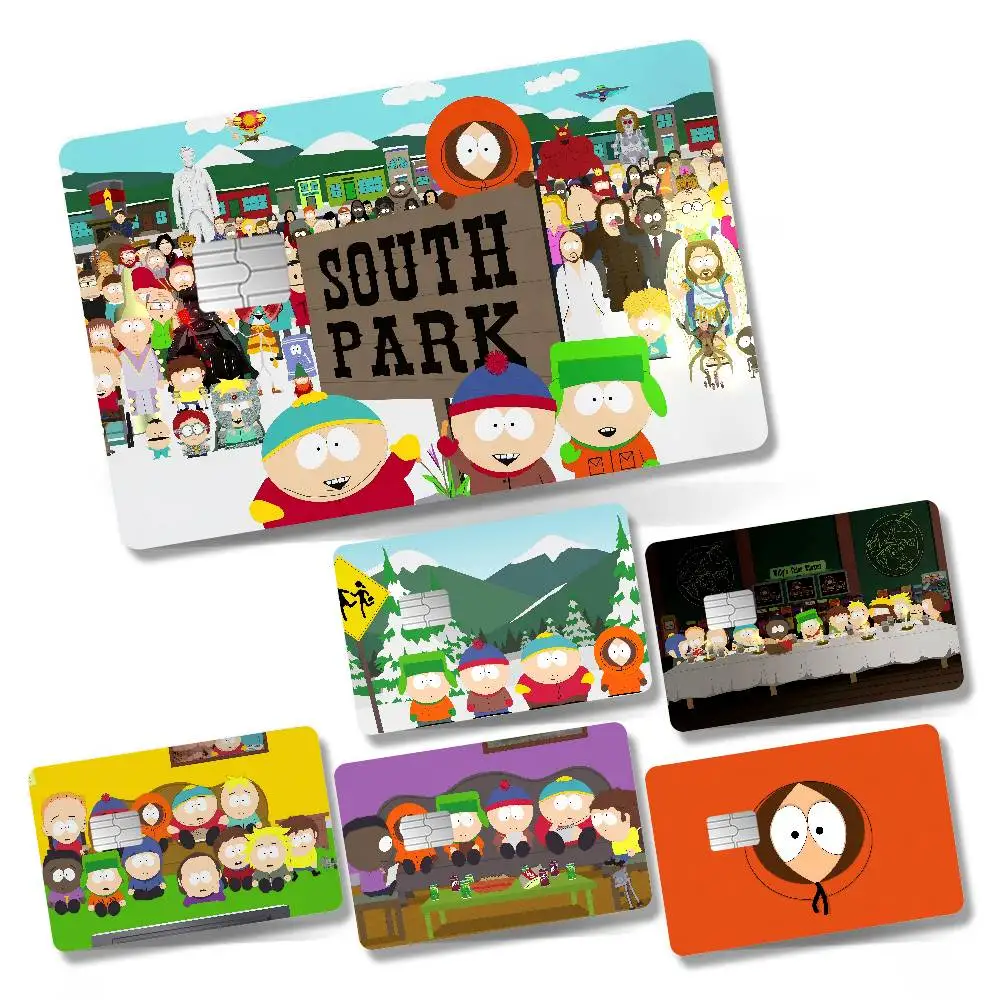 Cartoon Anime Funny South Park-P Creidt Card Debit Card Sticker Film Case Front Tape For Small Big Chip No Chip