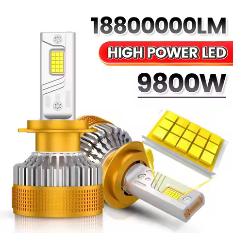 9800W H7 LED Car Headlight H4 H11 Bulbs 9012 H3 H1 H8 H9 9005 9006 HB3 HB4 18800000LM LED Lights Auto Lamp 6000K 12V 24V