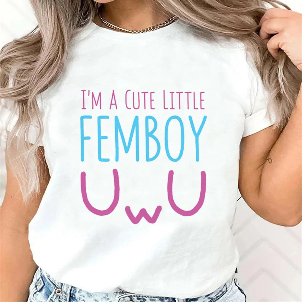 Femboy تي شيرت المرأة ثقافة البوب الملونة القوطية 2000s قميص الشارع الشهير الملابس الكورية 2000s المرأة خمر مخدر #4