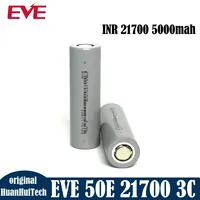 1-20pcs EVE 50E 21700 4800mah 15A 3.7V 3C Battery Rechargeable 21700 Lithium Ion Battery Cell For Flashlight Game Console