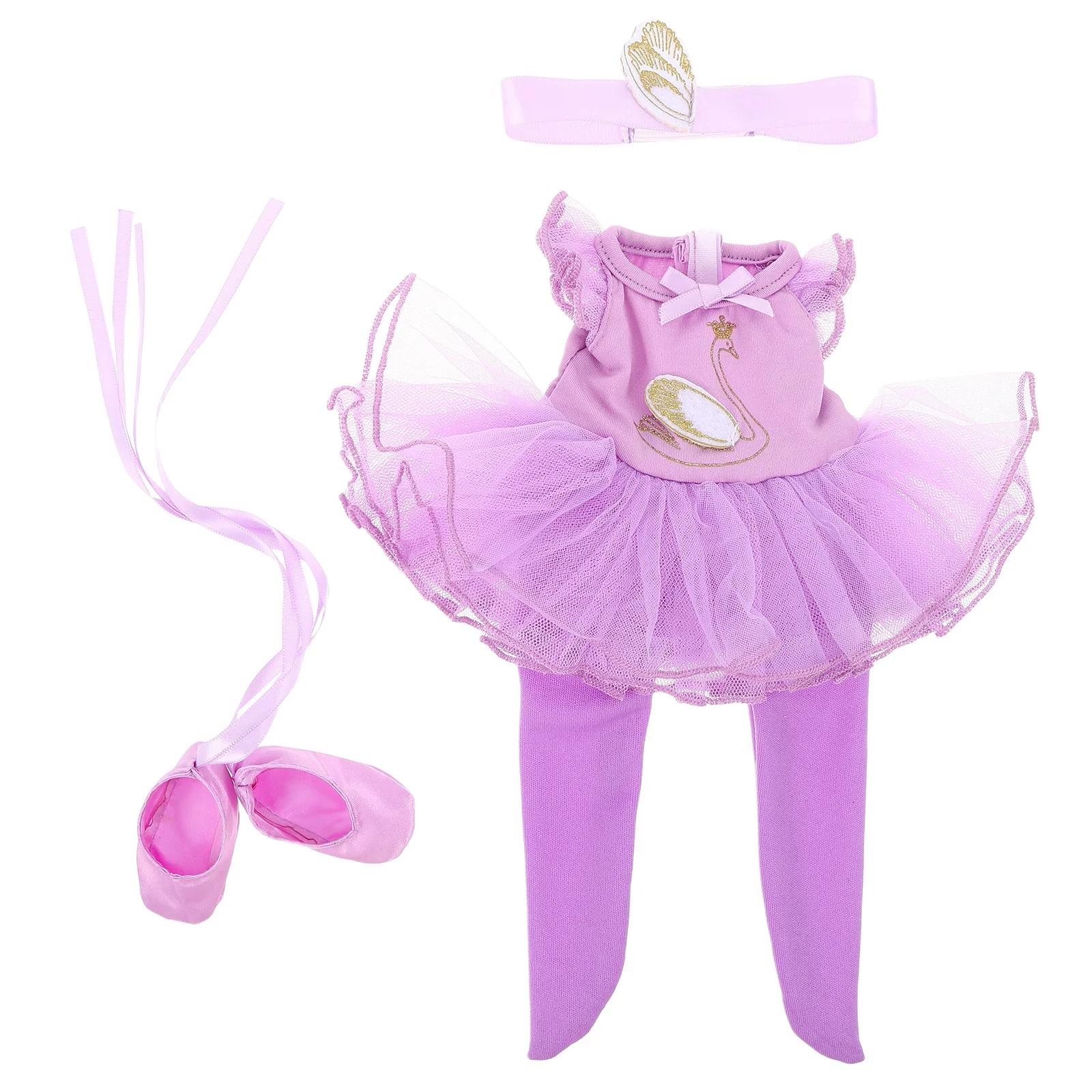 

Ballet Costume Dancer Outfit Accessories for Headband Dress Polyester