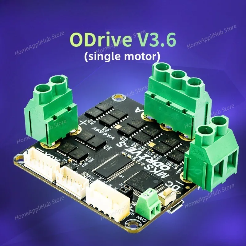 

ODrive3.6 FOC BLDC Сервоконтроллер с одним двигателем Высокоточный контроллер бесщеточного серводвигателя