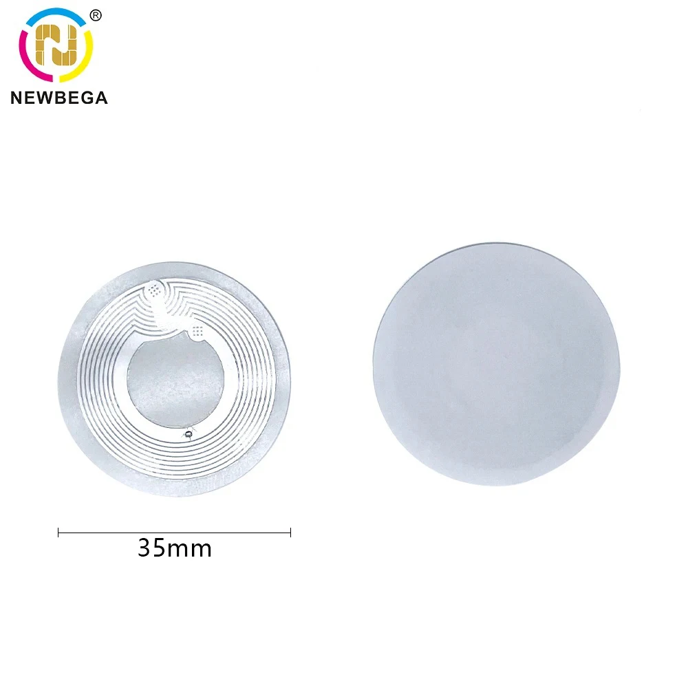 Genuine Ntag213/215/216 NFC Tag Stickers, 13.56MHz anti-metal Label Sticker NFC Phone Available RFID Tags Stickers Dia25/30mm