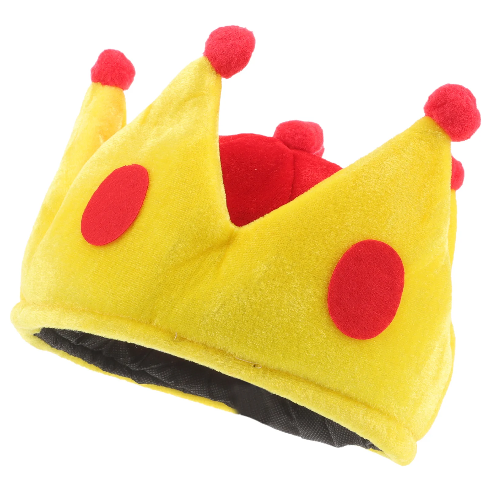 

Fashion Crown Hat for Women Party Carnival Halloween Event Decorative Reusable Lightweight Soft Touch Bright Color Statement