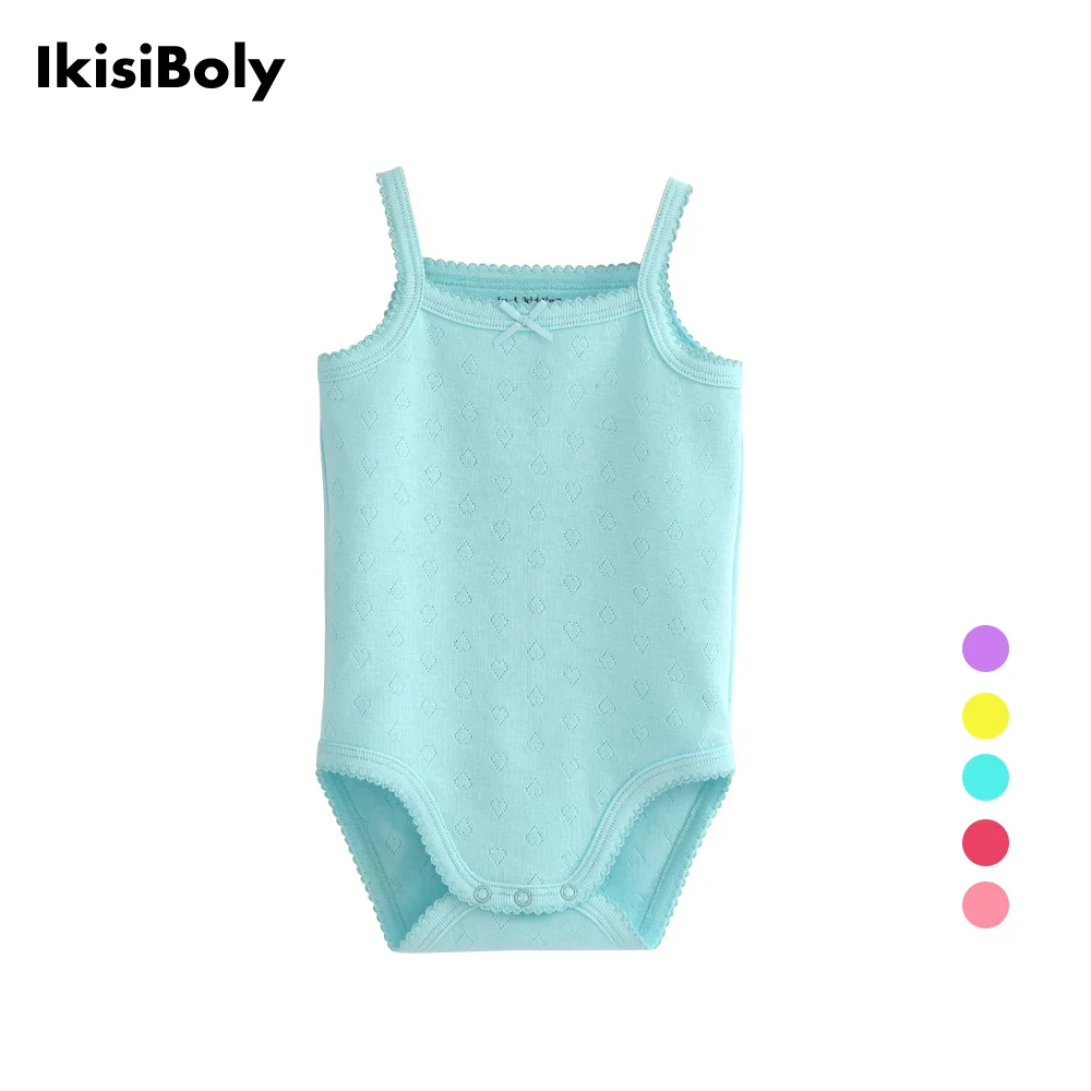 Baby Cotton Sleeveless Rompers Clothes for 0-12-36M Newborn Girls Toddlers Kids One-pieces Bodysuits Summer Outfit for Kids 2023