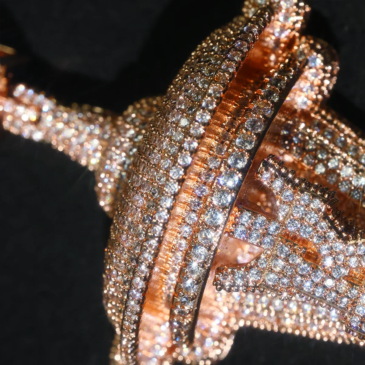 3D Iced Out Hip Hop Time Sandglass Pendant 18K Gold Plated Premium 5A CZ Bling Fine Jewelry Gifts for Men Boy Friends Luxury Streetwear Cuban Chain Necklace Accessory Full Diamond Rose Gold Sparkling KING Letter Birthday Anniversary Rapper Jewelry