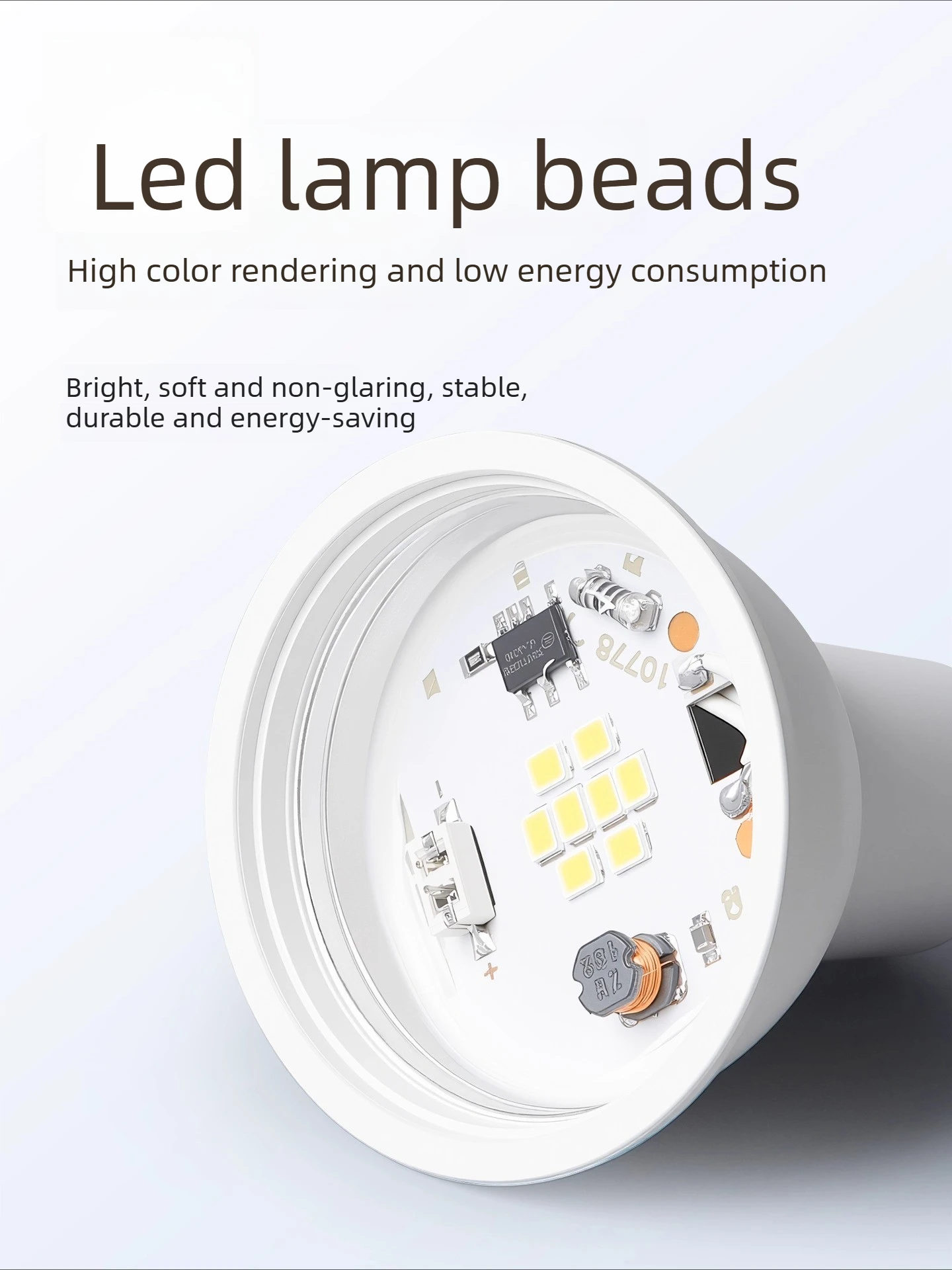 1-10pcs Foco GU10 Spotlight Bulb AC85-265V  LED Lighting 3W 5W 6W 7W 8W 9W Can Replace The 50W Halogen Lamp Lampara Led