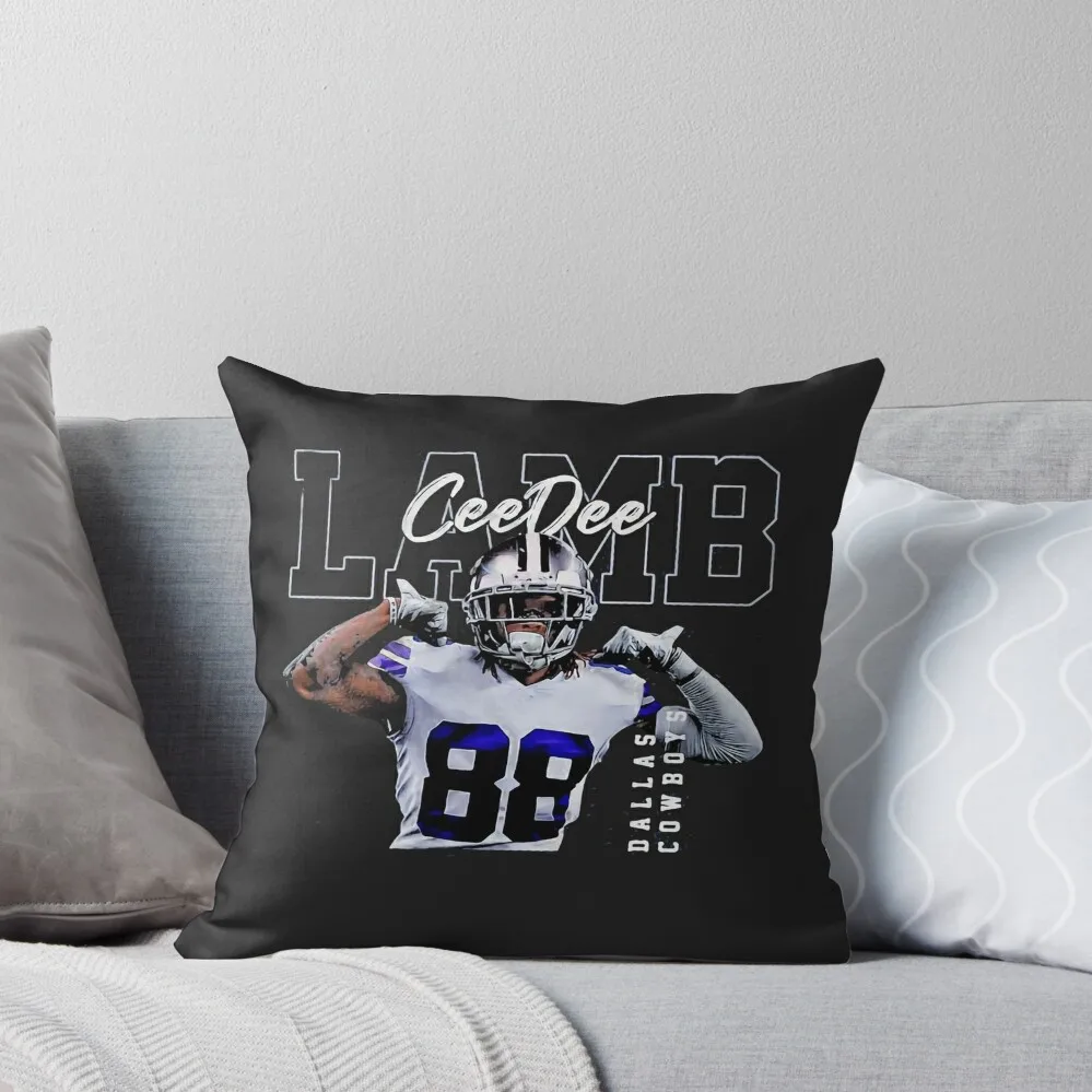 

#Ceedee-Lamb-Dallas#Cowboys-Football-Players T Shirt Throw Pillow Plaid Sofa Christmas Pillow Covers Marble Cushion Cover pillow