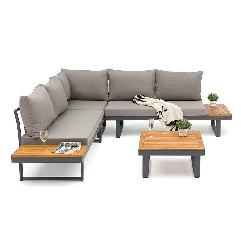 OR-High Quality Moder Type Garden Furniture Patio Home Furniture Aluminum Sofa Water Proof Fabric Outdoor Sofa Furniture!