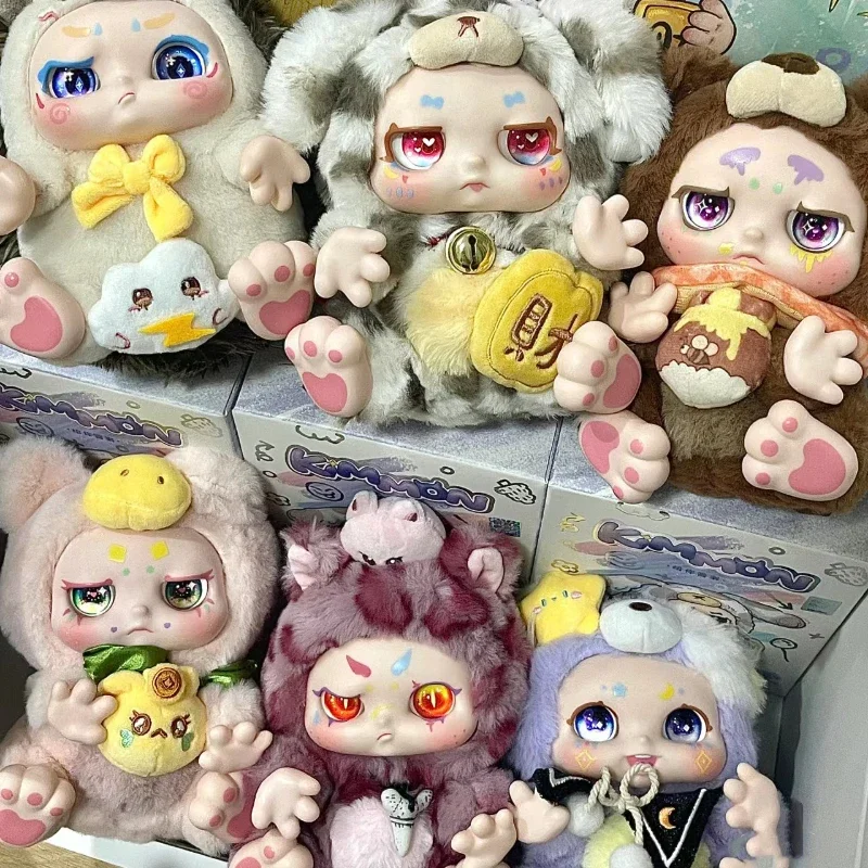 Kimmon Doll Return To The Wild Series Blind Box Plush Doll Pendant Toys Cute Anime Figure Desktop Ornaments Collection Gift