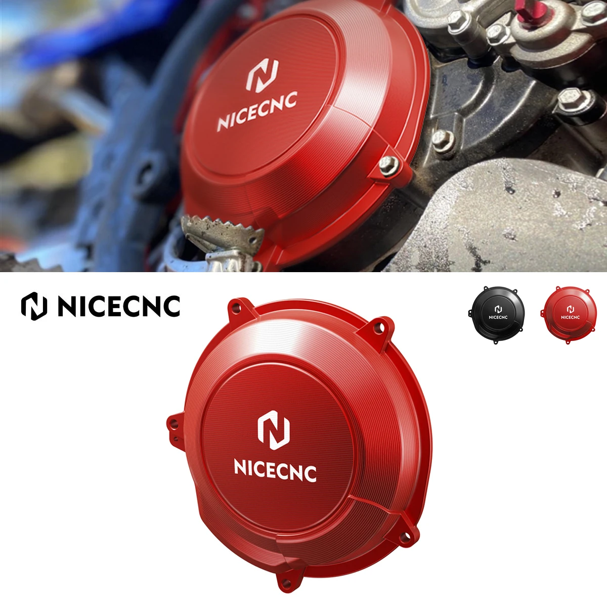 

NICECNC For Beta RR 300 RR 250 Xtrainer 300 250 2018-2024 RX 300 2023-2024 Reinforced Clutch Cover Guard Protector Aluminum