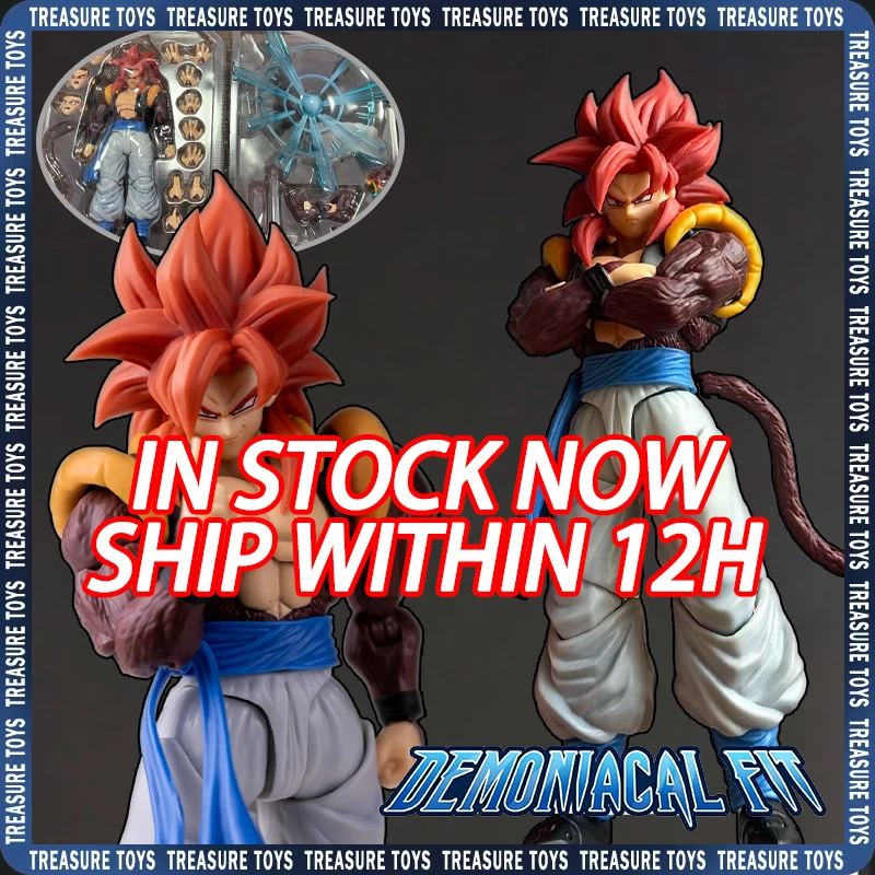 Demoniacal Fit Gogeta SSJ4 Figure Dragon Ball GT Super Saiyan 4 Gogeta 3.0 Anime Action Figures Figurine Model Toys Gifts