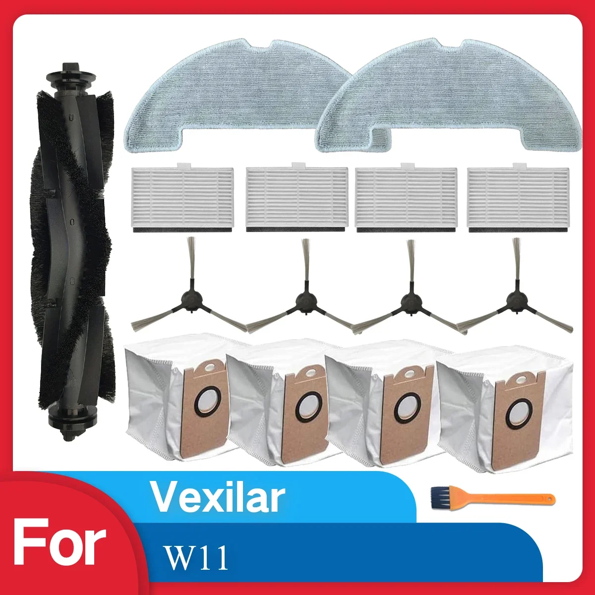 

Комплекты запасных частей и аксессуаров для робота-пылесоса Vexilar W11