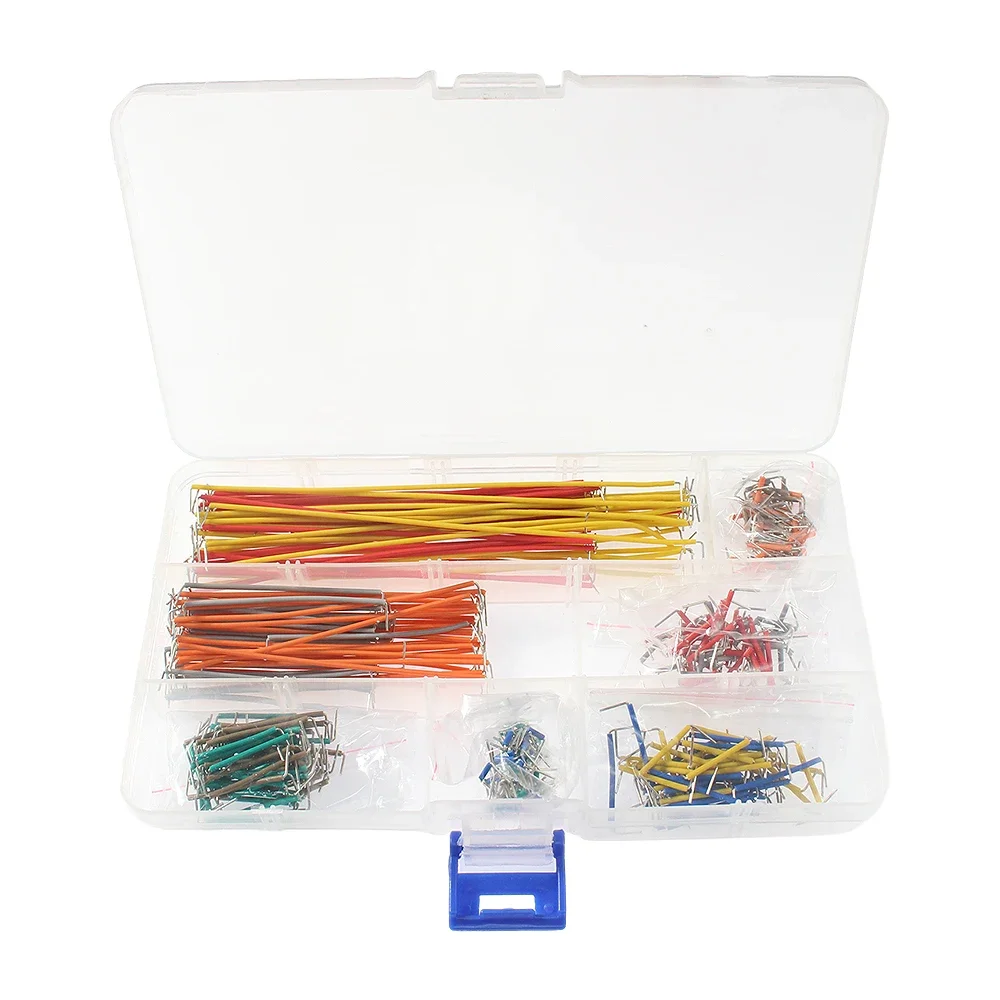 140-840Pcs Preformed Breadboard Jumper Wire Kit 14 Lengths Assorted for Breadboard Prototyping Circuits DIY Electronic Kit