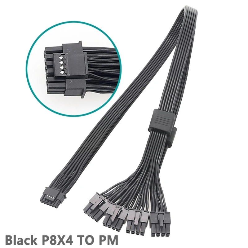 conector adaptador 16pin (12 + 4) para 4x8p pcie5.0 12vhpwr para adaptador gpu alimentação reto/90 cotovelo