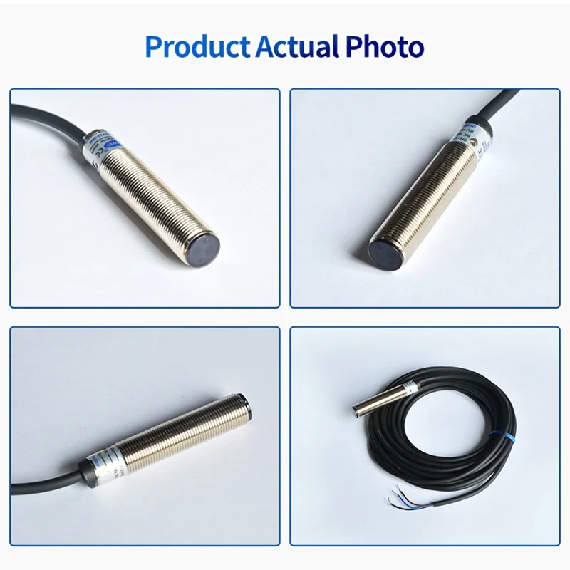 FUWEI FGY12-10NAU Cylindrical Photoelectric Sensor M12 Diffuse Reflection Infrared Sensor Probe Remote Detection