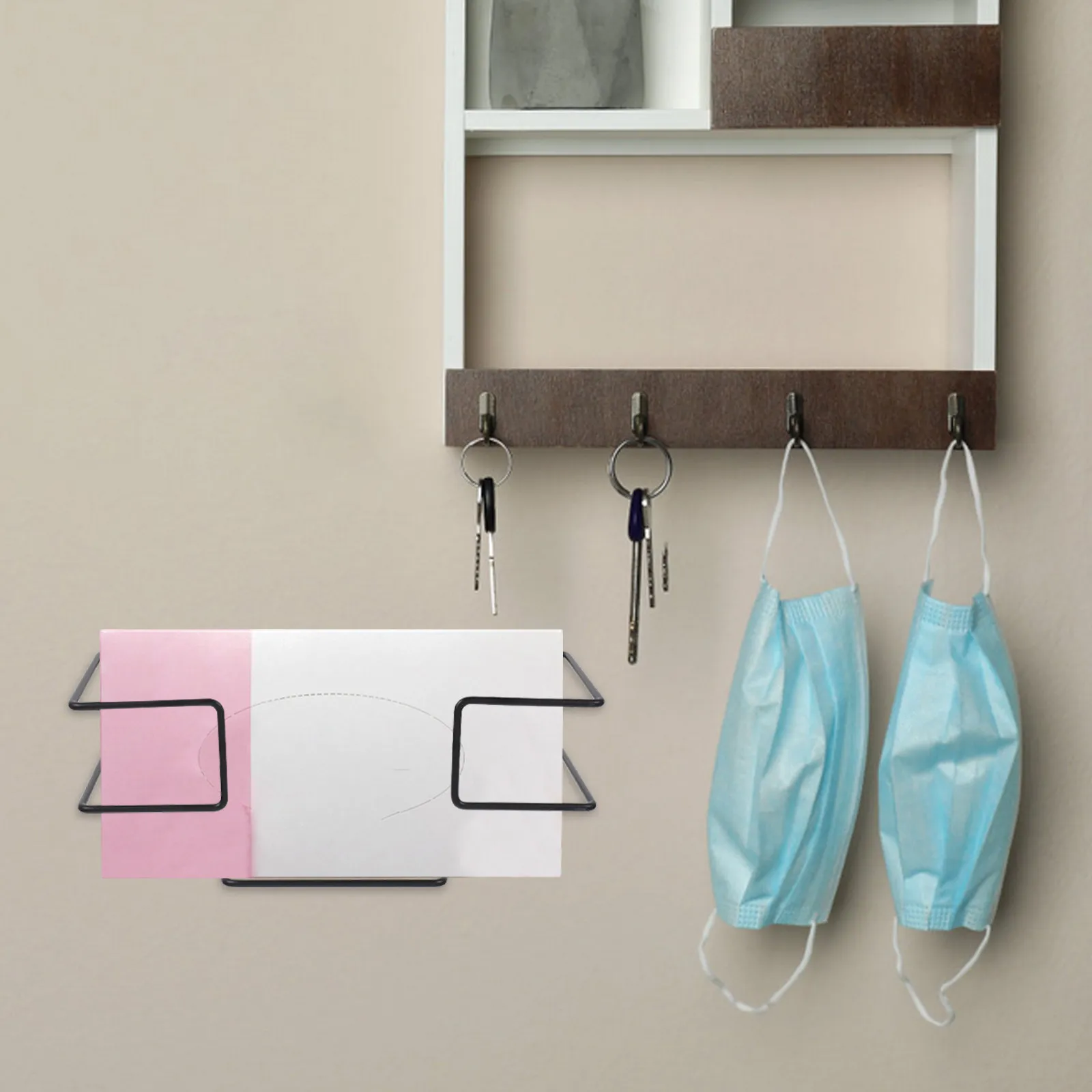2 Pcs Glove Storage Disposable Holder Wall Mount Dispenser Gloves Dispensers Holders