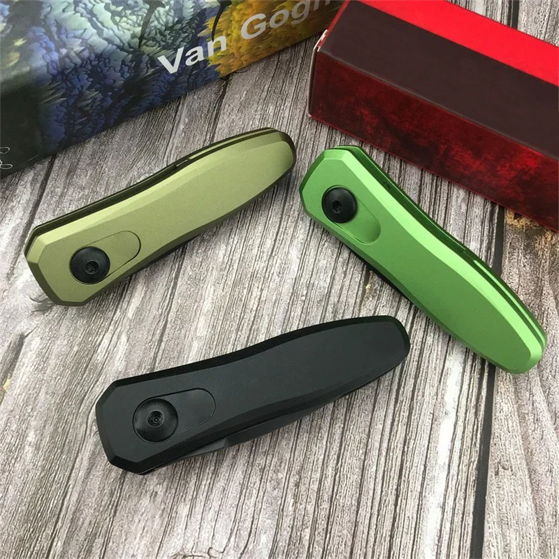 KS 7500 Launch 4 Small Folding Knife 8Cr18Mov Blade Aluminum Handle Outdoor Tactical Knives Survival Hunting Pocket Knife