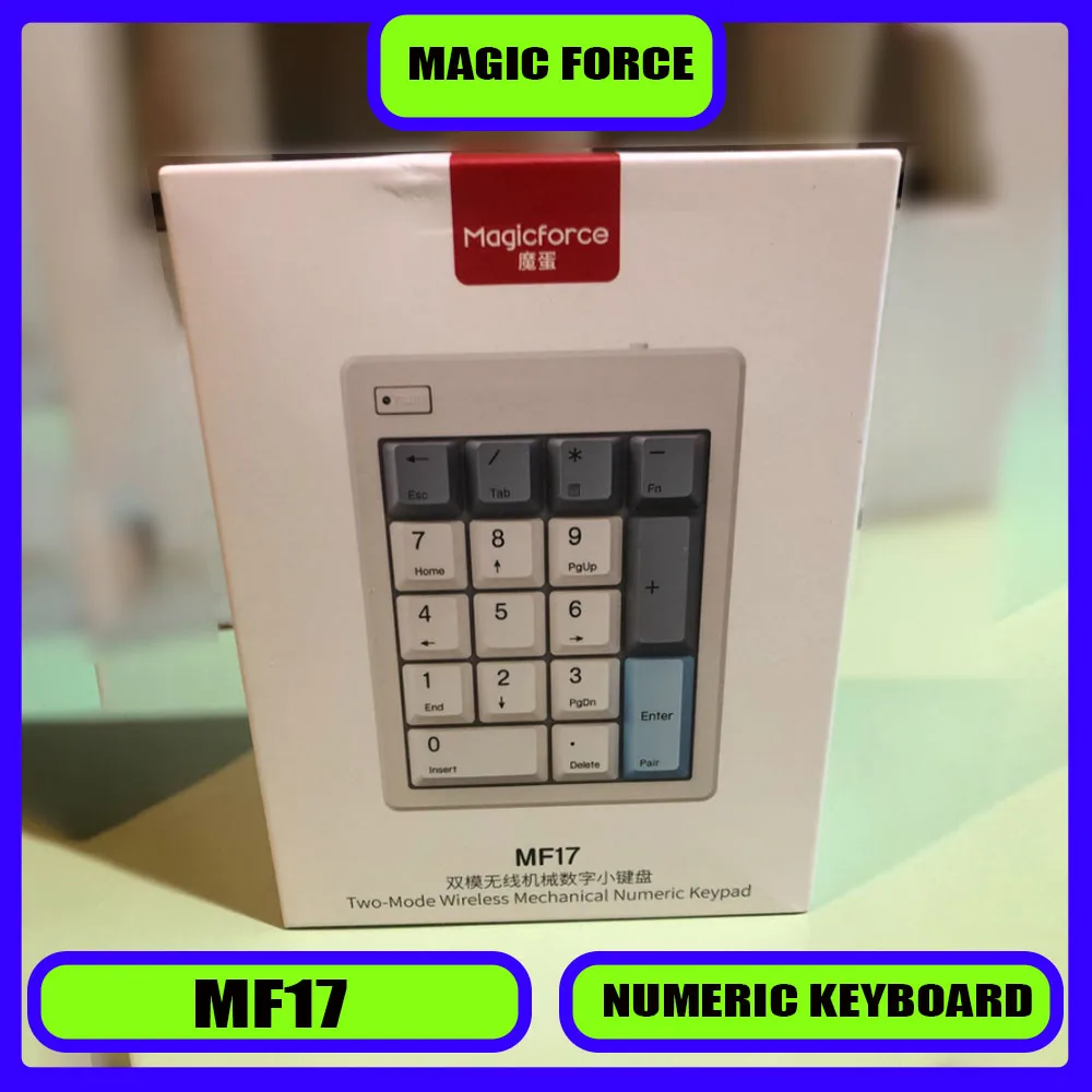 

Magic Force MF17 Numeric Keyboard Wireless Bluetooth Dual Mode Gasket Custom Hot-Swap USB Office Mechanical Keypad Durable Gift