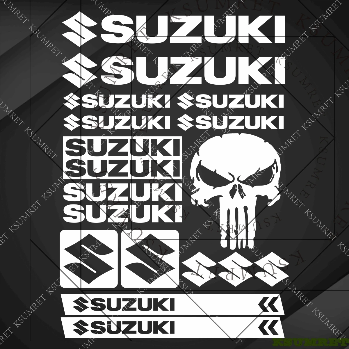 For Suzuki Sticker …
