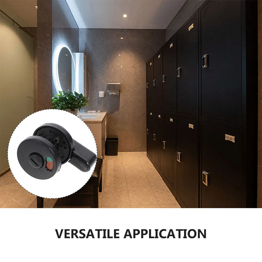 Vacant Occupied Door Sign Set for Public Restroom Privacy – 3PCS Plastic Bathroom Indicator Lock