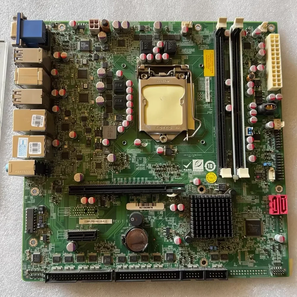 اللوحة الأم الصناعية مع منافذ الشبكة المزدوجة IOBP-IMB-H612B-R10