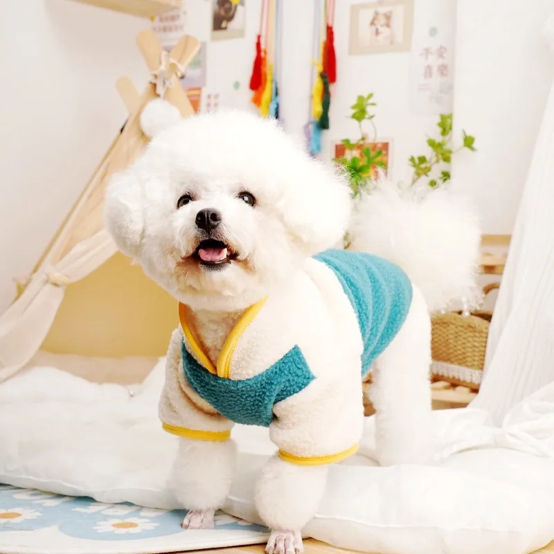 Luxury Pet Dog Jumpsuit Winter Warm Puppy Pajamas Cat Jumpsuits Cute Soft Pet Costume Dog Overalls Chihuahua Yorkie Dog Clothes