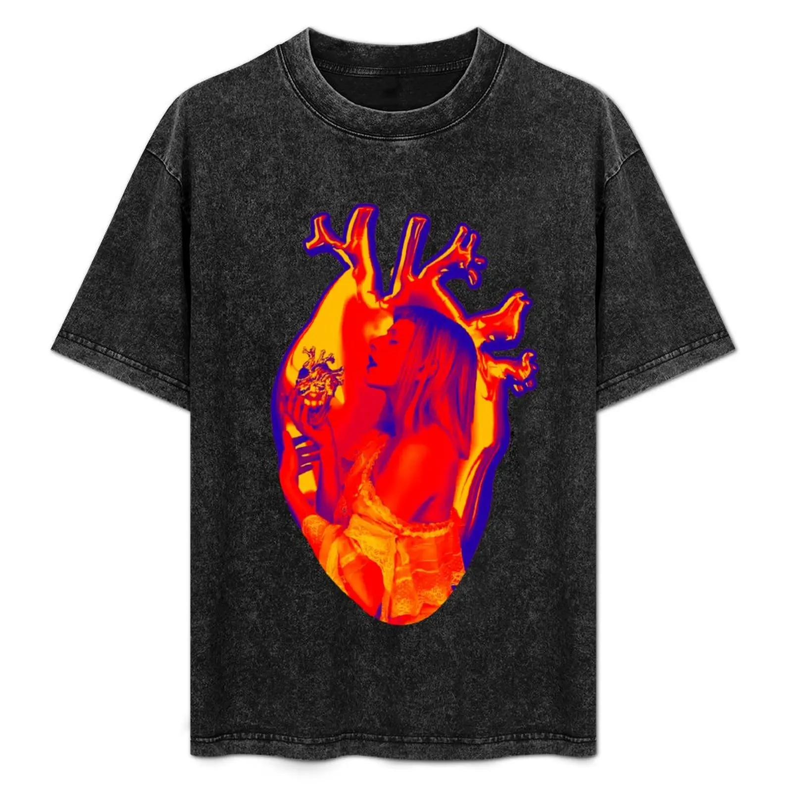 

AURORA Aksnes What Happened To The Heart  Warm tones T-Shirt Big and Tall Gym T-Shirt