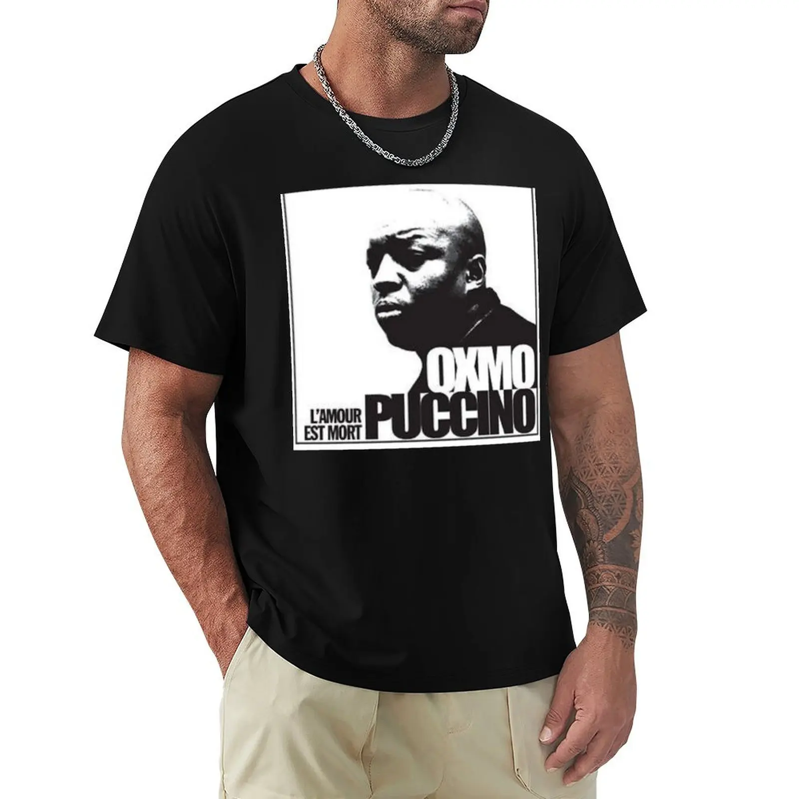 Oxmo Puccino T-Shirt Big Size Simple T-Shirt