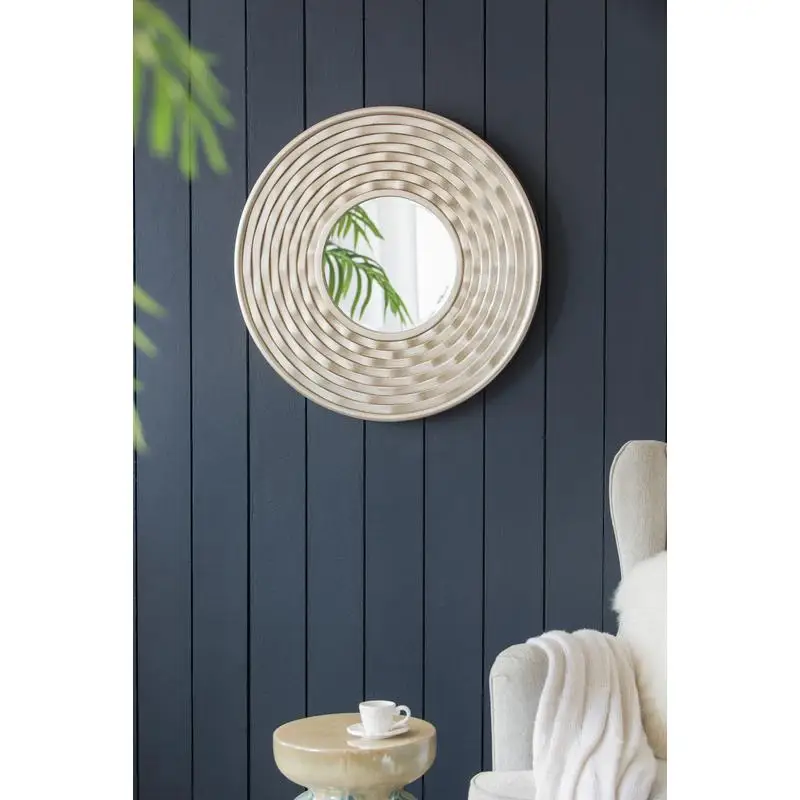 

Round Wall Mounted Mirror, 31.3x2 inches, Decor for Bathroom and Living Room