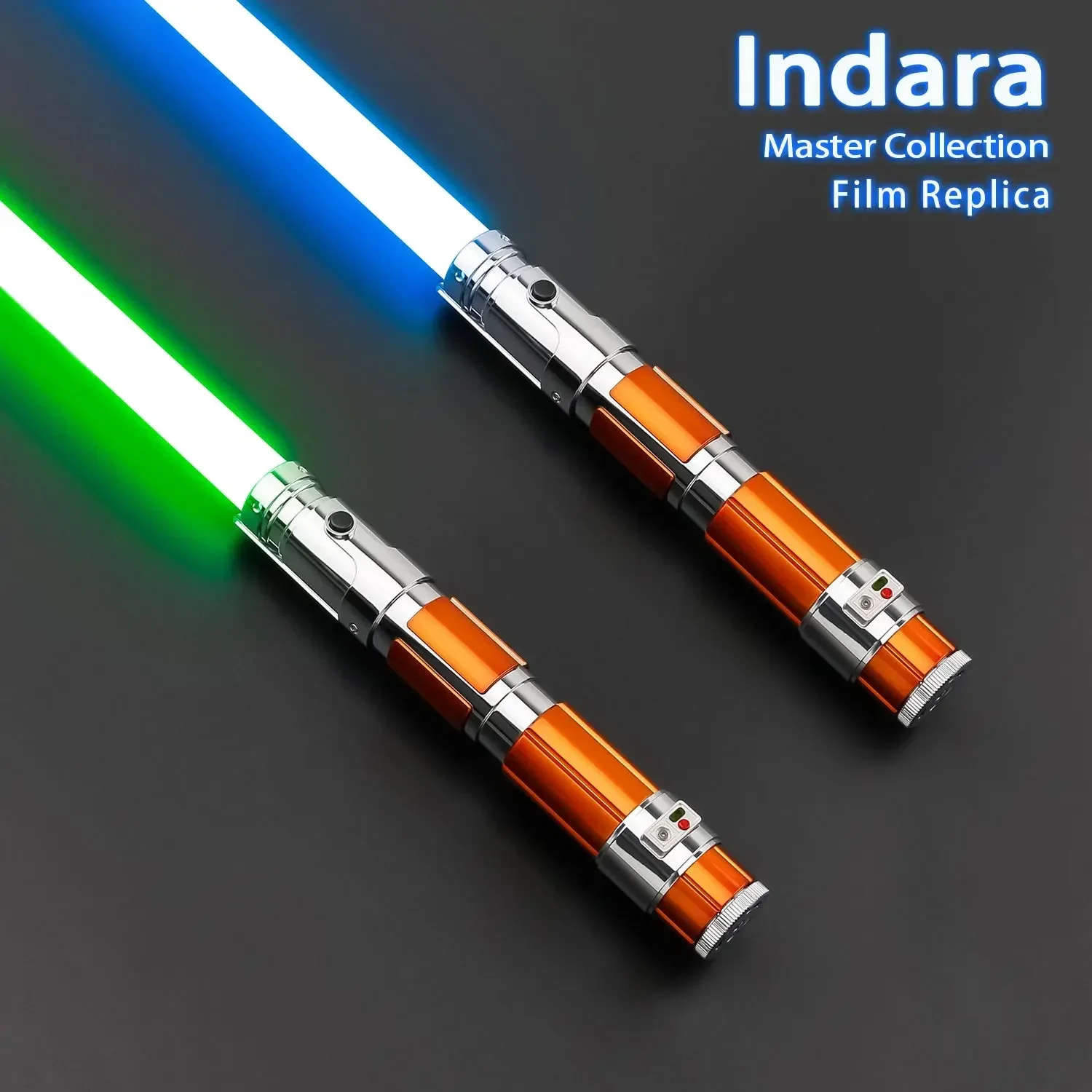 

TXQSABER Jedi Indara Replica Lightsaber Metal Hilt Heavy Dueling Proffie 2.2 Light Sword SNV4 Neo Pixel Laser Cosplay Gift