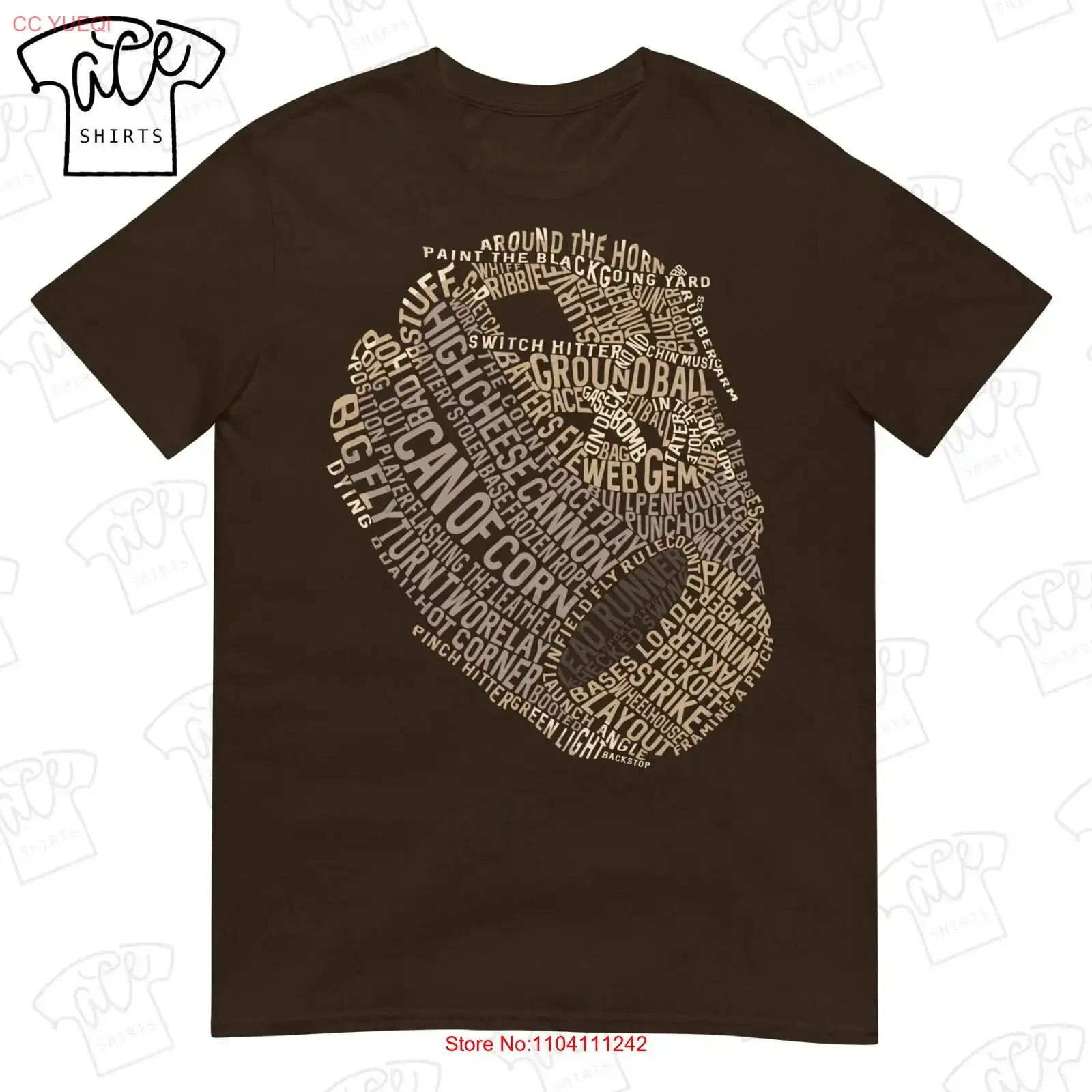 Baseball Glove Word Art T Shirt Funny Softball Slang  vintage Washed Breathable graphic Stylish Top For Everyday Wear Unisex